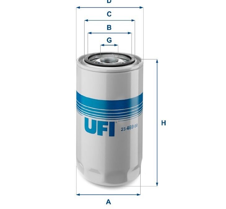 FILTRO OLEO MOTOR UFI PARA F250 MT CUMMINS 4BTAA 3.9