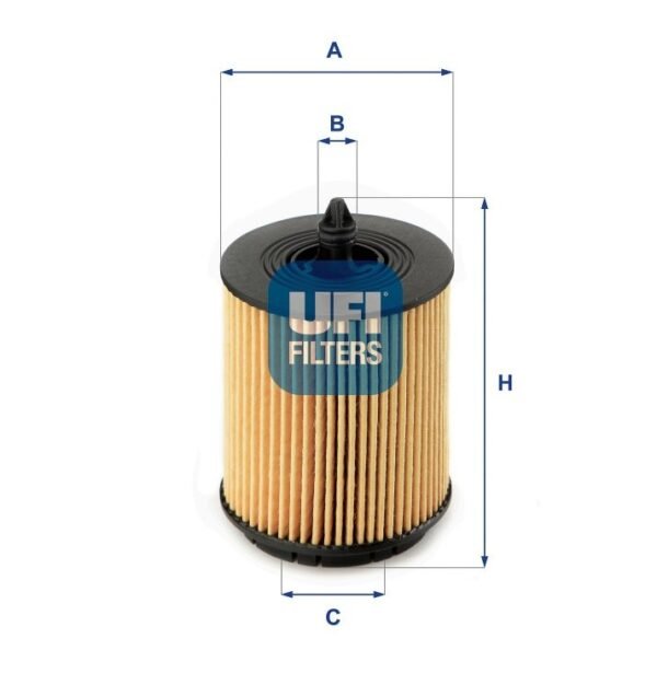 FILTRO OLEO MOTOR UFI PARA GM MALIBU MT 2.4 2012.. 25.024.00