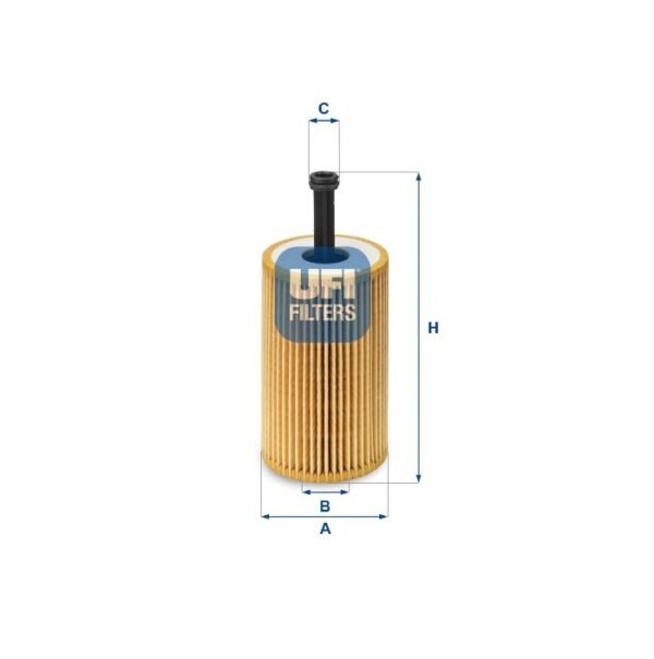 FILTRO OLEO MOTOR UFI PARA PEUGEOT 206 MT 1.4 2000 A 2003