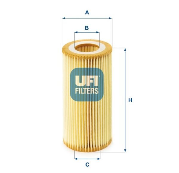FILTRO OLEO MOTOR UFI PARA JETTA MT 2.5 2007 A 2010