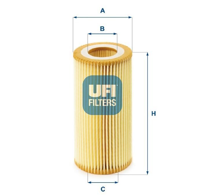 FILTRO OLEO MOTOR UFI PARA JETTA MT 2.5 2007 A 2010