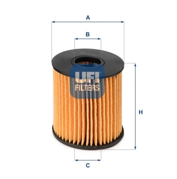 FILTRO OLEO MOTOR UFI PARA PEUGEOT 206 MT 1.4 2004/..
