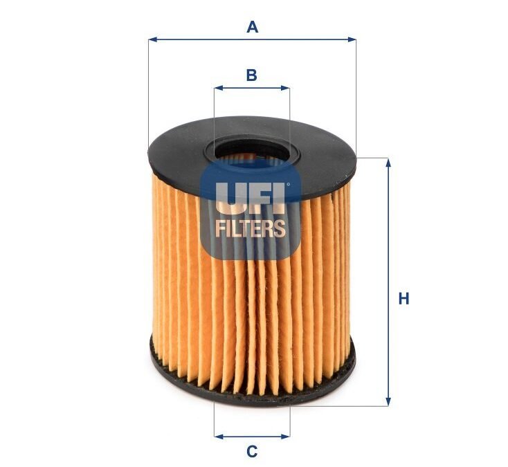 FILTRO OLEO MOTOR UFI PARA PEUGEOT 206 MT 1.4 2004/..