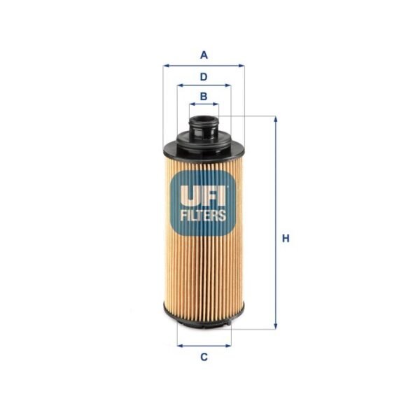 FILTRO OLEO MOTOR UFI PARA GM BLAZER MT 2.8 2012/.. 2508200