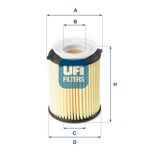 FILTRO OLEO MOTOR UFI PARA MB C180 2014/.. 25.178.00