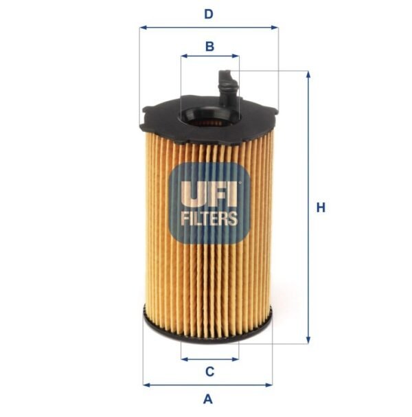 FILTRO OLEO MOTOR UFI PARA KIA CADENZA MT 3.5 24V 2011/..