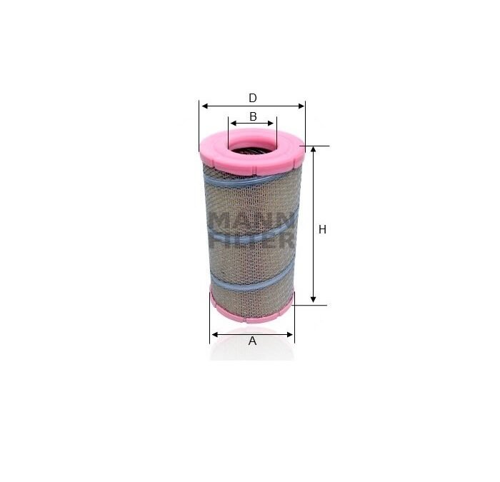 FILTRO DE AR MOTOR MANN PARA MB ACCELO 815 MT OM924LA 2011..