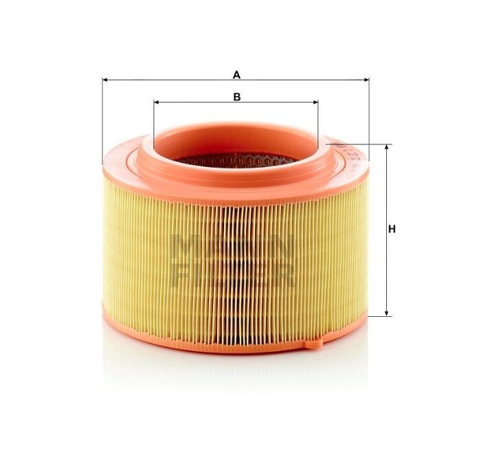FILTRO DE AR MOTOR MANN PARA FORD RANGER MT 3.2 20V 2012/..