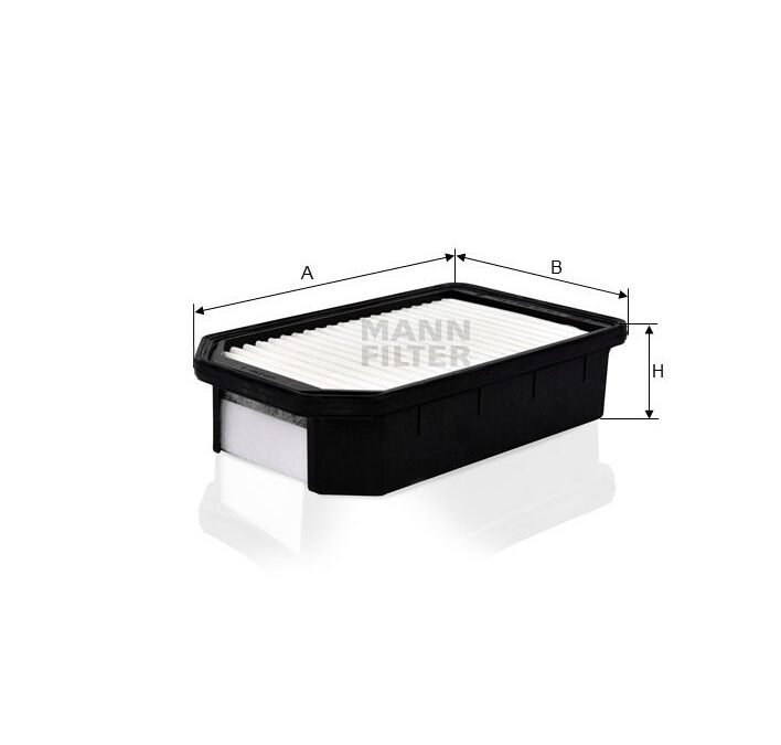 FILTRO DE AR MOTOR MANN PARA HB20 MT 1.6 16V 2012 ATE 2019