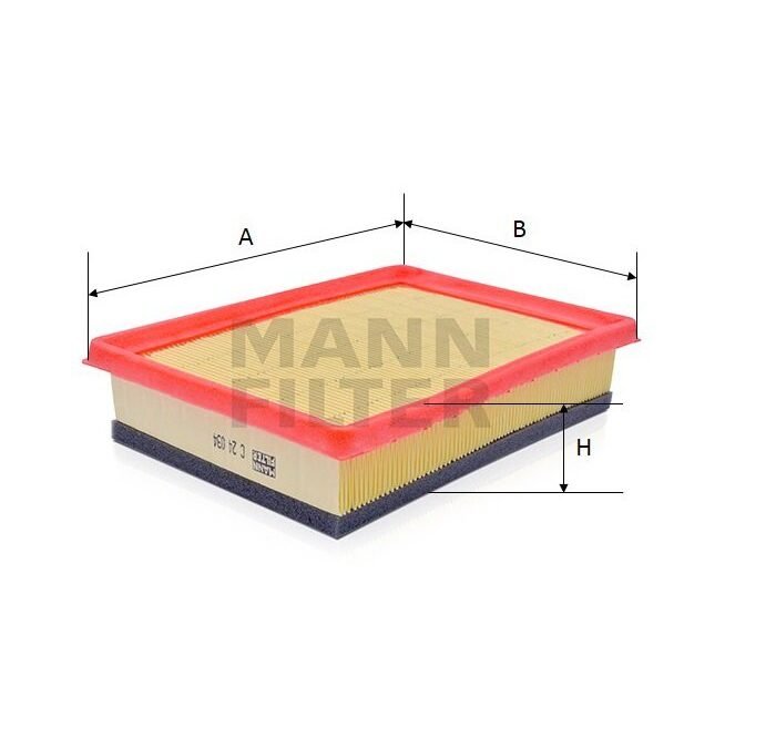 FILTRO DE AR MOTOR MANN PARA GM ONIX MT 1.0 8V 2012 ATE 2019