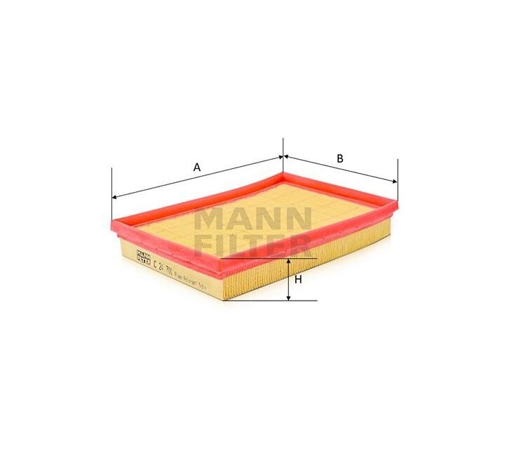 FILTRO DE AR MOTOR MANN PARA KWID MT 1.0 12V 2017/..