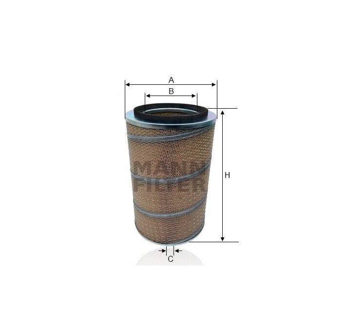 FILTRO DE AR MOTOR MANN PARA FORD CARGO 2422 MT CUMMINS 6CT