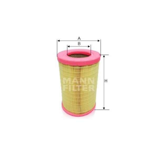 FILTRO DE AR MOTOR MANN PARA VW 24.280 MT MAN D08 2012/..