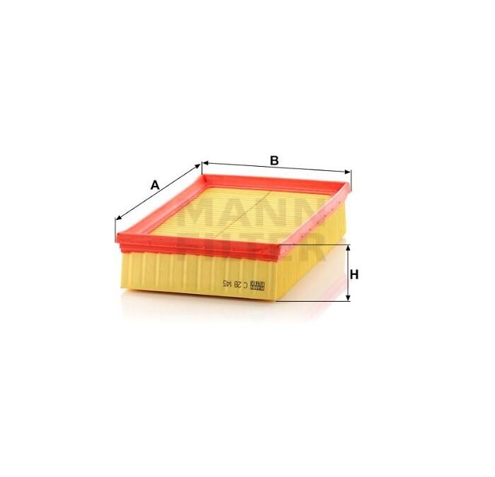 FILTRO DE AR MOTOR MANN PARA FRONTIER MT 2.5 16V 2012/..