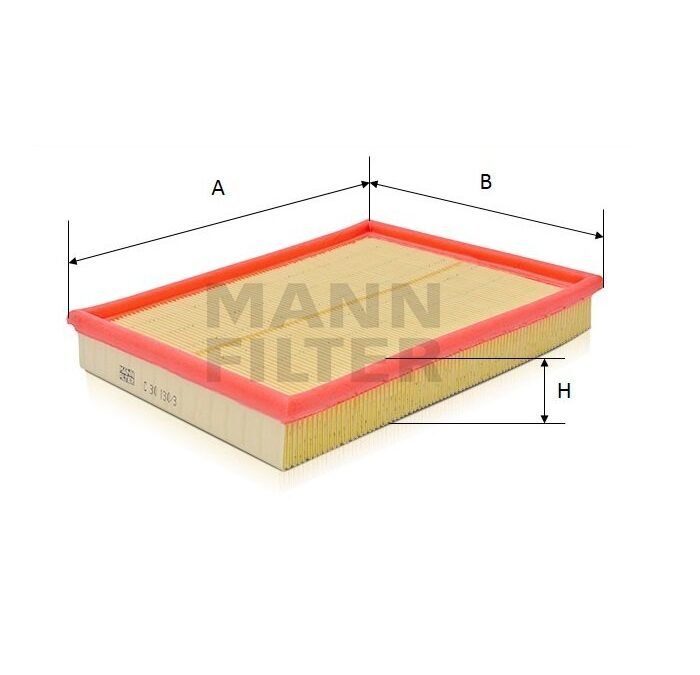 FILTRO DE AR MOTOR MANN PARA VECTRA MT 2.4 16V 2005 A 2009