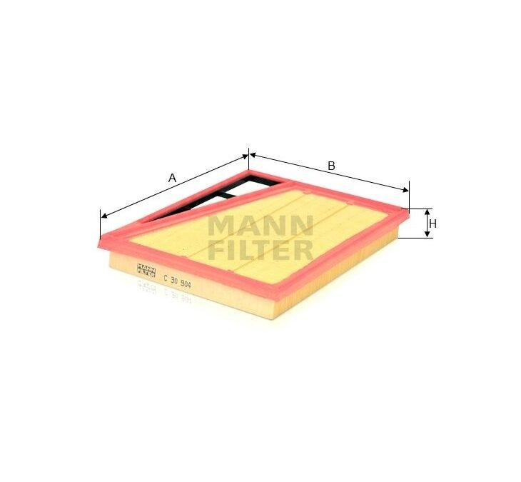 FILTRO DE AR MOTOR MANN PARA ARGO MT 1.0 2017/.. – C30904