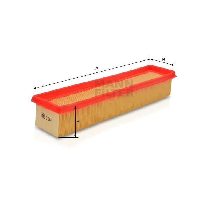 FILTRO DE AR MOTOR MANN PARA MARCH MT 1.0 16V FLEX 2014/..