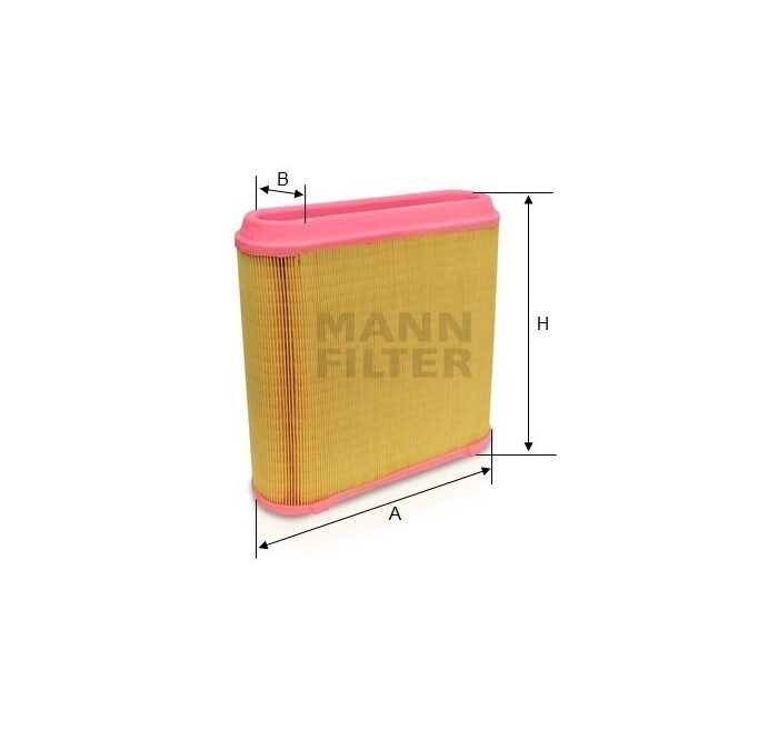 FILTRO DE AR MOTOR MANN PARA VW 11.180 MT ISF 3.8 2017/..