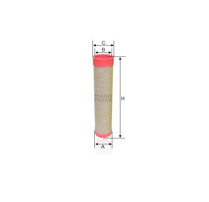 FILTRO DE AR MOTOR MANN PARA L200 MT 2.5 8V TD 1996 ATE 2007