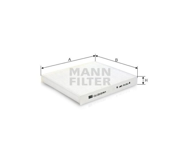 FILTRO DE AR CABINE MANN PARA CRETA MT 1.6 16V 2017/..
