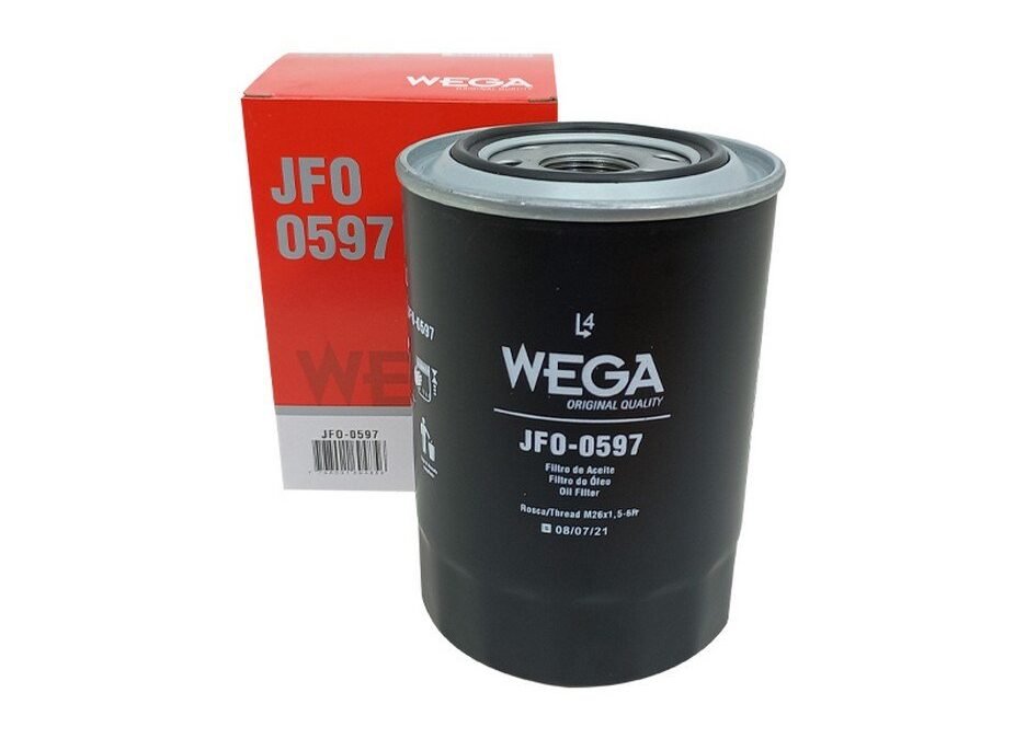 FILTRO OLEO MOTOR WEGA PARA L200 MT 2.5 2005 ATE 2007