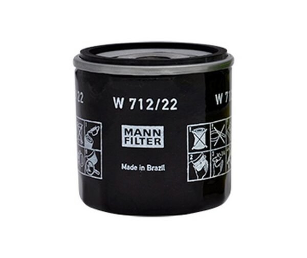 FILTRO OLEO MOTOR MANN PARA GM ONIX MT 1.0 8V 2012 A 2019