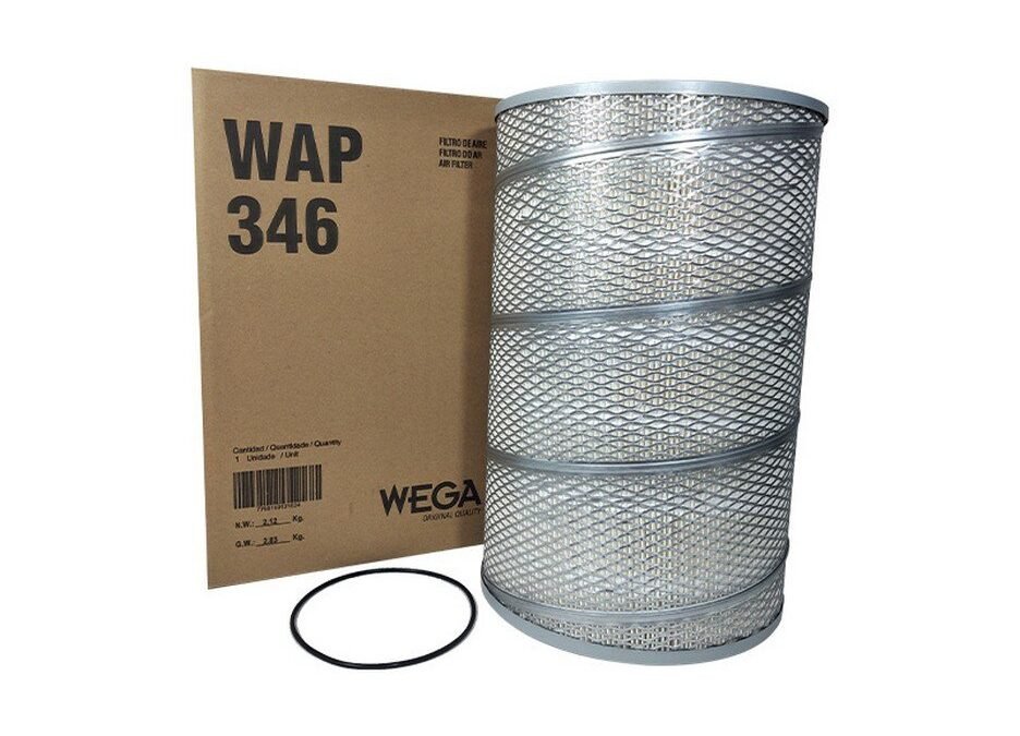 FILTRO DE AR MOTOR WEGA PARA MB 1718 MT OM366 1996/.. WAP346