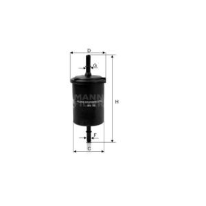 FILTRO DE COMBUSTIVEL MANN PARA ONIX MT 1.0 8V WK58