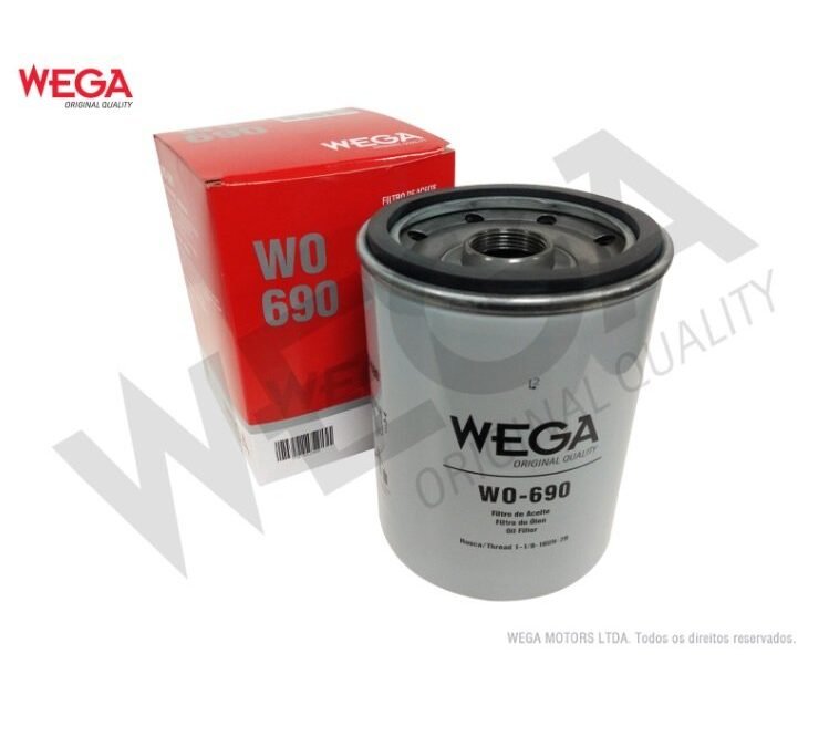 FILTRO OLEO MOTOR WEGA PARA CAT ESCAVADORA 308D MT4M40 WO690